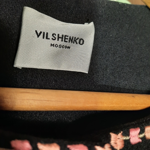 VILSHENKO MOSCOW Cashmere Wool Silk Embroidered Jacket Blazer Russian Luxury 8 - Picture 14 of 16